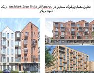پاورپوینت تحلیل معماری بلوک مسکونی در Paupys اثر  Architektūros linija+ یک نمونه دیگر